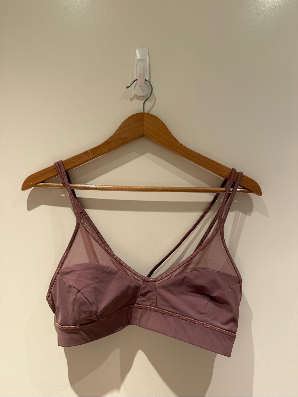 lululemon athletica Mauve Mesh Wireless Bralette